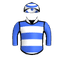 BLUE WHITE BLUE
